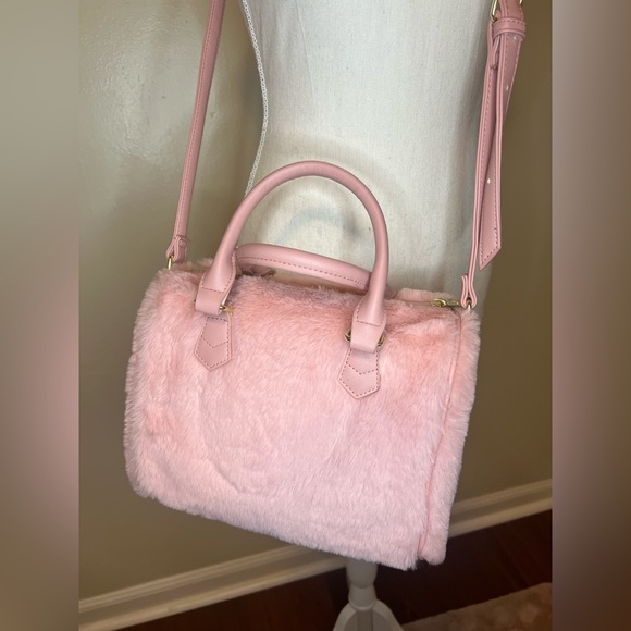 Juicy Couture Faux Fur Taffy Satchel NWT - Picture 4 of 8